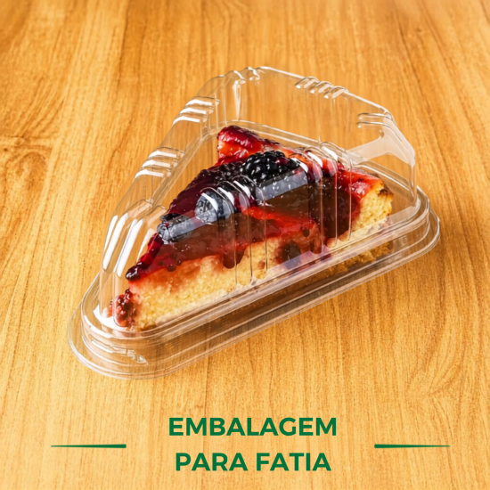 Embalagem Plástica ART H-630 Fatia de Bolo Hiperpack com 10un. Embalagem Plástica ART H-630 Fatia de Bolo Hiperpack com 10un.
