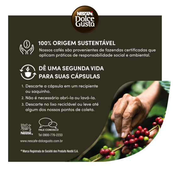 Cápsula de Café Nescafé Dolce Gusto Espresso Intenso c/10 Cápsula de Café Nescafé Dolce Gusto Espresso Intenso c/10