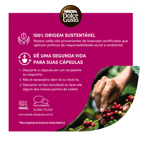 Cápsula de Café Nescafé Dolce Gusto Espresso c/10 Cápsula de Café Nescafé Dolce Gusto Espresso c/10