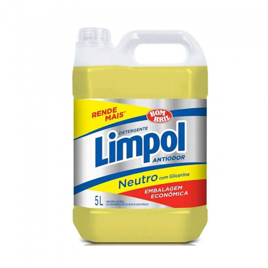 Detergente Líquido Limpol Neutro 5L Detergente Líquido Limpol Neutro 5L