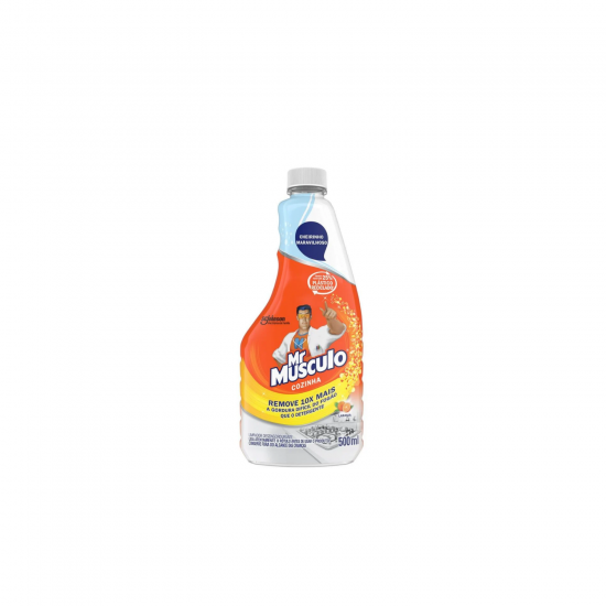 Limpador Desengordurante Cozinha Mr Músculo 500mL Refil Limpador Desengordurante Cozinha Mr Músculo 500mL Refil