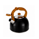 Chaleira Inox 2,5 LT MOR Wood Preta Chaleira Inox 2,5 LT MOR Wood Preta