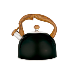 Chaleira Inox 2,5 LT MOR Wood Preta Chaleira Inox 2,5 LT MOR Wood Preta