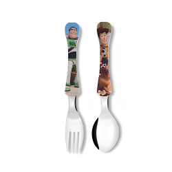 Conjunto de Talher Infantil Simonaggio com 2 peças Toy Story