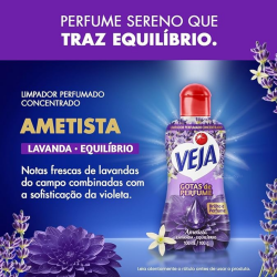 Aromatizante Essência Veja Ametista Lavanda 100mL Aromatizante Essência Veja Ametista Lavanda 100mL