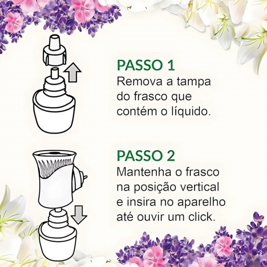 Difusor Elétrico Bom Ar Jardim de Rosas com 2 Refis 16ml Difusor Elétrico Bom Ar Jardim de Rosas com 2 Refis 16ml