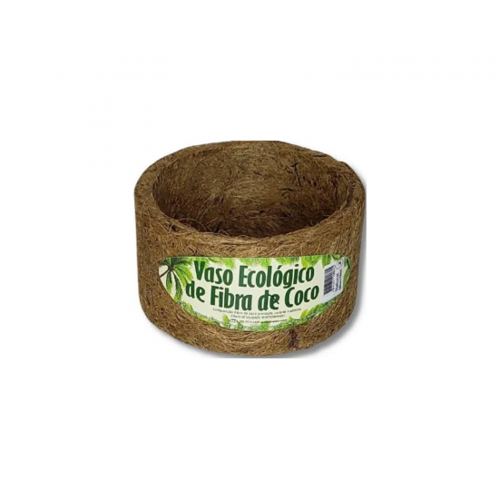 Vaso de Fibra de Coco n°2 Agrofor 18x10cm