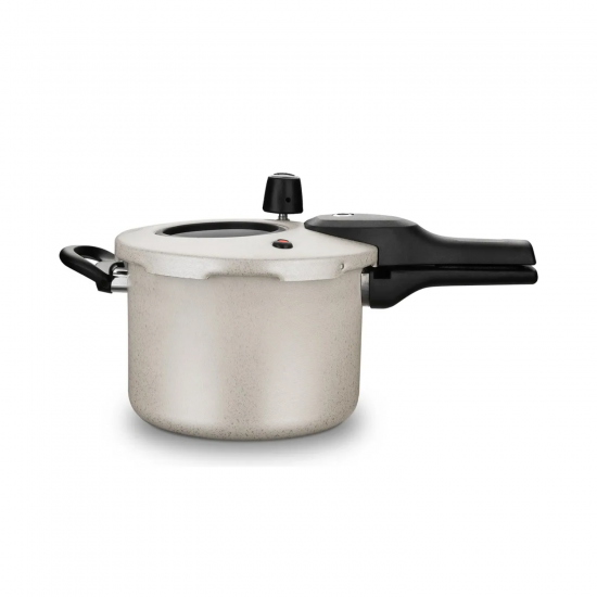Panela de Pressão Antiaderente 4,5L com Fechamento Externo e Visor MTA Vanilla