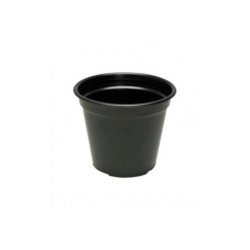 Vaso Plástico Redondo n°2 Treplast Preto