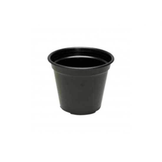 Vaso Plástico Redondo n°2 Treplast Preto