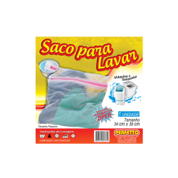 Saco para Lavar Roupas Perfetto 34x38cm