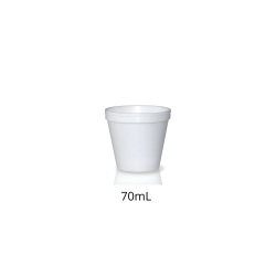 Copo Térmico de Isopor 70mL Ultra com 25 unid.