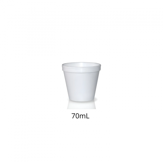 Copo Térmico de Isopor 70mL Ultra com 25 unid.