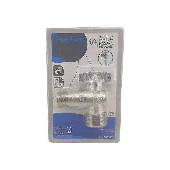 Registro de Esfera para Máquina de Lavar Higiban