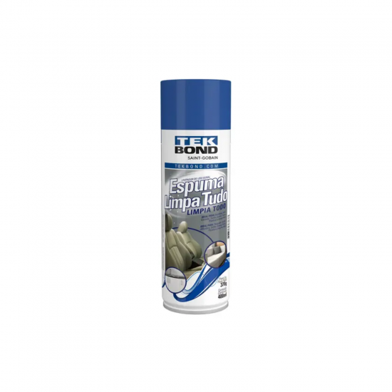Limpador Multiuso Espuma Limpa Tudo Tekbond 400mL Limpador Multiuso Espuma Limpa Tudo Tekbond 400mL