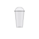 Copo Plástico Descartável com Tampa Bolha 300mL Plastilânia com 20un. Copo Plástico Descartável com Tampa Bolha 300mL Plastilânia com 20un.
