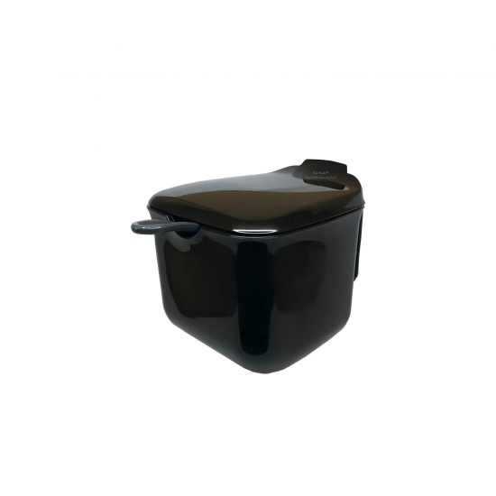 Açucareiro de Plástico 350mL Unitermi Preto Açucareiro de Plástico 350mL Unitermi Preto
