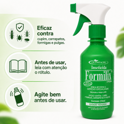 Formicida Líquido Formilix 250mL com Pulverizador Formicida Líquido Formilix 250mL com Pulverizador