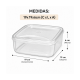 Pote Quadrado 1300mL Belmount Pote Quadrado 1300mL Belmount