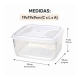 Pote Quadrado 2500mL Belmount Pote Quadrado 2500mL Belmount