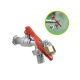 Torneira Esfera para Jardim 3/4" Super Metais com Furo para Cadeado Torneira Esfera para Jardim 3/4" Super Metais com Furo para Cadeado