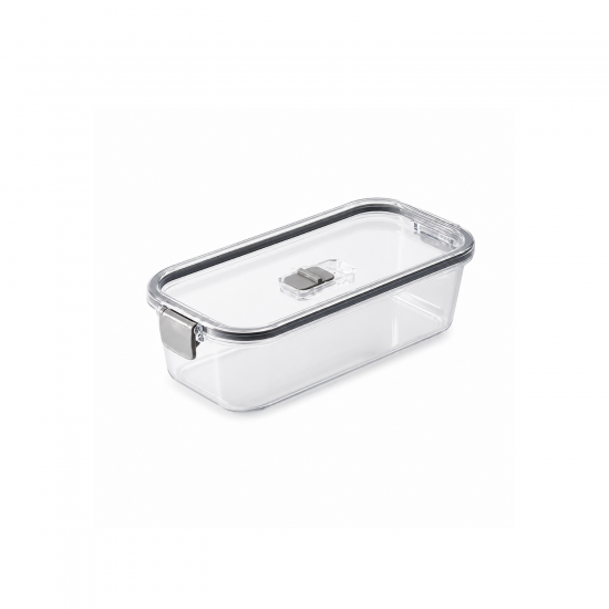 Pote Hermético Retangular de Acrílico Paramount Slim 845mL Pote Hermético Retangular de Acrílico Paramount Slim 845mL