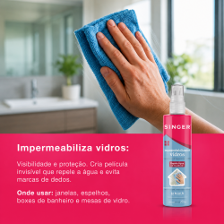 Impermeabilizante de Vidros Singer 250mL