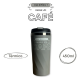 Copo Térmico com Tampa 450ml Passe Um Café Uatt Copo Térmico com Tampa 450ml Passe Um Café Uatt