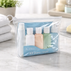 Kit Viagem Organizador de Viagem 5 peças Clink