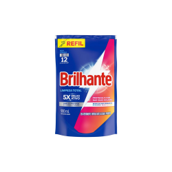 Lava Roupas Líquido Brilhante Limpeza Total 900mL Refil Lava Roupas Líquido Brilhante Limpeza Total 900mL Refil