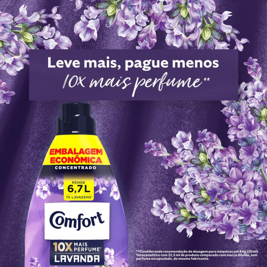 Amaciante Concentrado Comfort 1L Lavanda Amaciante Concentrado Comfort 1L Lavanda