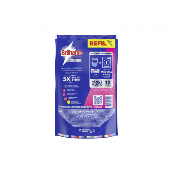 Lava Roupas Líquido Brilhante Cuidado Extraordinário 900mL Refil Lava Roupas Líquido Brilhante Cuidado Extraordinário 900mL Refil