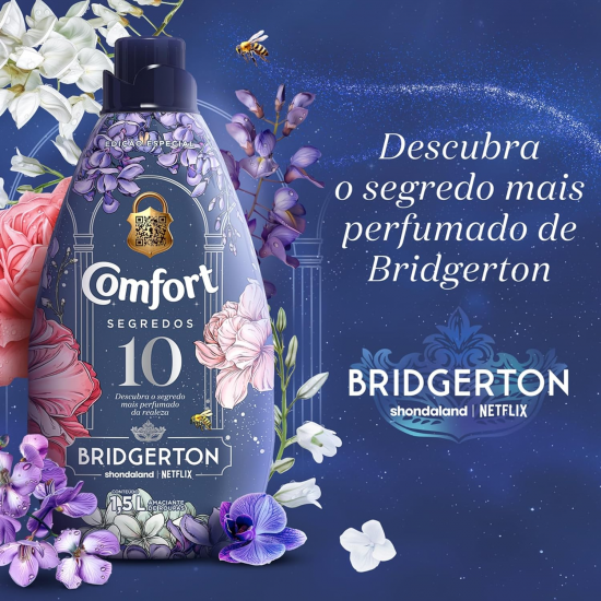 Amaciante Concentrado Comfort 1L Segredos Bridgerton Amaciante Concentrado Comfort 1L Segredos Bridgerton