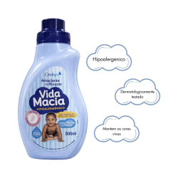 Amaciante Vida Macia 1L Glicerina e Lavanda