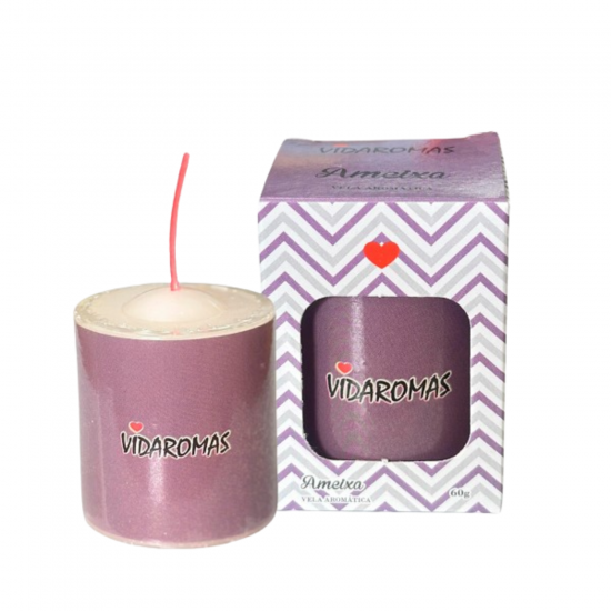 Vela Aromática Ameixa 60gr Vidaroma Vela Aromática Ameixa 60gr Vidaroma