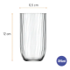 Copo de Vidro 315mL Nadir Fiore Long Drink