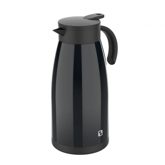 Garrafa Térmica Botão 1,5L Soprano Elegance Preto