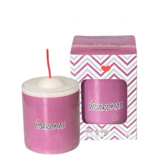 Vela Aromática Flor de Figo 60gr Vidaroma Vela Aromática Flor de Figo 60gr Vidaroma
