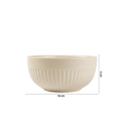 Tigela de Porcelana 230ml Assar e Servir Germer Marfim Tigela de Porcelana 230ml Assar e Servir Germer Marfim