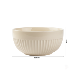 Tigela de Porcelana 1990ml Assar e Servir Germer Marfim Tigela de Porcelana 1990ml Assar e Servir Germer Marfim