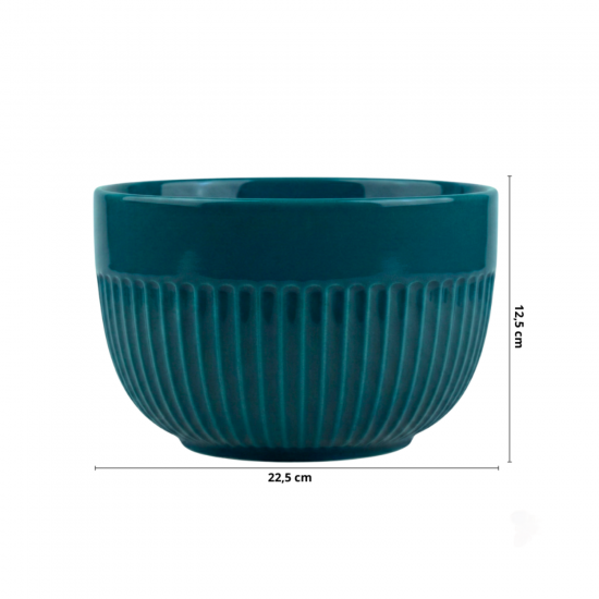 Tigela de Porcelana 2990ml Assar e Servir Germer Verdigris Tigela de Porcelana 2990ml Assar e Servir Germer Verdigris