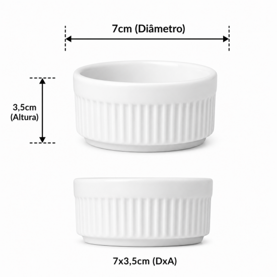 Ramekin de Porcelana Germer 85ml Ramekin de Porcelana Germer 85ml