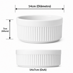 Ramekin de Porcelana Germer 850ml