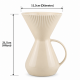 Bule de Porcelana com Porta Filtro Germer Marfim Bule de Porcelana com Porta Filtro Germer Marfim