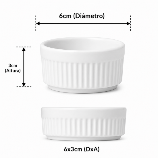 Ramekin de Porcelana Germer 50ml Ramekin de Porcelana Germer 50ml