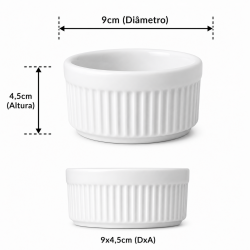 Ramekin de Porcelana Germer 180ml 