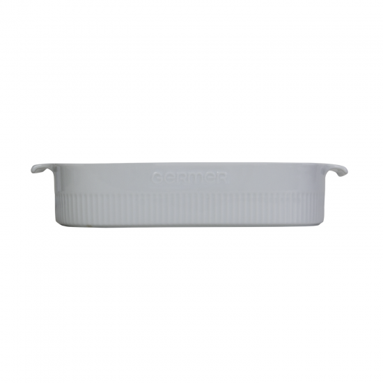 Travessa de Porcelana Retangular Germer 30X21cm Branco Travessa de Porcelana Retangular Germer 30X21cm Branco