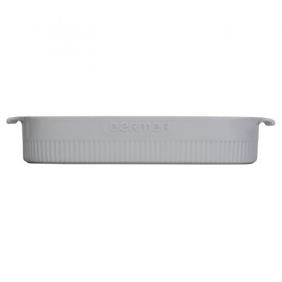 Travessa de Porcelana Retangular Germer 37x26cm Branca Travessa de Porcelana Retangular Germer 37x26cm Branca
