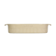 Travessa de Porcelana Retangular Germer 30X21cm Marfim