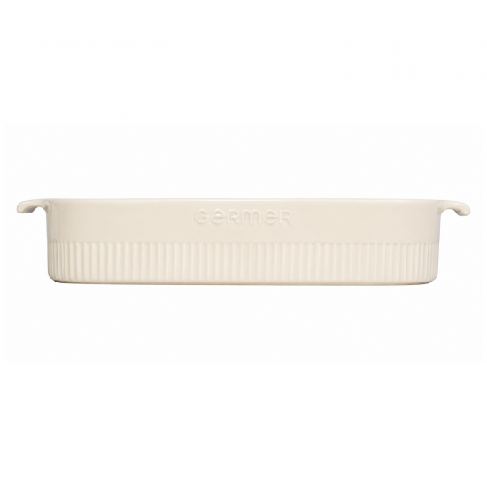 Travessa de Porcelana Retangular Germer 37x26cm Marfim